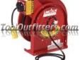 "
Lincoln Lubrication 91030 LIN91030 Heavy Duty Extension Cord Reel with 13amp Receptacle
Features and Benefits:
Compact for critical space requirements and engineered for industrial use
Durable abrasion and corrosion resistant baked-on powder coat