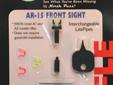 Description: Front SightFit: AR-15Type: Sight
Manufacturer: HiViz Sight Systems
Model: AR2008
Condition: New
Price: $18.63
Availability: In Stock
Source: http://www.manventureoutpost.com/products/Hi%252dViz-Sight-AR%252d15-Front-Sight-AR2008.html?google=1
