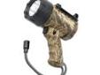 "
Browning 3717740 High Noon Light Spotlight Dirtybird
High Noon Spotlight, Dirty Bird Mossy Oak Duck Blind L.E.D.
Powerful CreeÂ® XR-E white LED that never needs replacing. Compact design yet gives an incredible 200 lumen output from three C alkaline