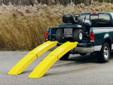Highland Yellow Ramp Champ Telescopic Ramp is made with a heavy duty material that is impervious to gas, oil and extreme temperatures. Each ramp telescopes from 5.5 feet to 7.5 feet and will store beneath most equipment or ATV's with a moderate clearance.