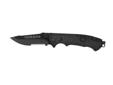 On the heels of the successful Hinderer Rescue, Gerber brings you the CLS (Combat Life Saver) model with non-reflective black finish for tactical applications. The multi-functional, award winning design features a combination 440A stainless steel fine and