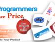 We are a team of creative designers and technically well equipped developers; we have good experience, in all the work domains that we operate, all the services that we provide and all the technologies that we use.
Hire our programmers at affordable