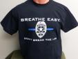 I am offering the original Breathe Easy tee shirt is available to me again through the manufacturer. IN STOCK: I have (4) Large and (5) XL that are not presold and paid for.
I can order more shirts in these sizes if you can be patient:S,M, L, XL. Add