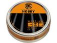 Hobby Pellets by RWS are a great air gun sporting pellet. They're light weight which provide high velocities. RWS Hobbies affordably priced with a rifled skirt which provides a well balanced air gun ammunition great for practice, target shooting, and