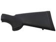 Hogue Overmolded Shotgun StockHogue's OverMold series shotgun stocks are molded from a rock solid fiberglass reinforced polymer, assuring stability and accuracy. The stock is then OverMolded in key gripping areas with durable but resilient rubber.