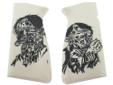 These ivory polymer grips provide a custom look to your favorite firearm.- Fits: Browning Hi-Power - Scrimshaw Ivory Polymer, Zombie
Manufacturer: Hogue
Model: 09034
Condition: New
Price: $46.85
Availability: In Stock
Source: