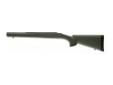 These Hogue rifle stocks for the Ruger 10/22 series of rifles are constructed of a reinforced polymer that has Hogue's popular OverMolded rubber on the exterior surfaces for unbeatable control and comfort while shooting. The construction of these stocks