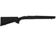 Fits: Ruger 77 MKII, Short Action, Standard barrel. Full length bed block.Hogue's revolutionary O.M. series stocks (Pat. Pending) are made similar to their popular rubber grips. Constructed by molding a super strong, rigid fiberglass reinforced stock that