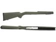 Hogue Overmold Stock For Ruger Mini 14/30 have a sleek straight comb, palm swells and a varminter style forend which is treated with a unique cobblestone texture. Hunters especially will be attracted to the incredible quietness of these stocks coupled