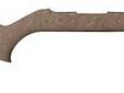 10-22 Rubber OverMolded Stock with .920" diameter Barrel Ghillie Tan by Hogue Stocks have fiberglass skeletons OverMolded with the same permanently bonded rubber coating used on Hogue's popular handgun grips. The non-slip coating is quiet and durable. The