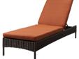 Home Belvedere Wicker Patio Chaise Lounge - Orange Best Deals !
Home Belvedere Wicker Patio Chaise Lounge - Orange
Â Best Deals !
Product Details :
Sit back, relax and enjoy the outdoors in this chaise lounge from Home. Part of the Belvedere patio