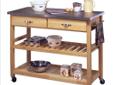 ï»¿ï»¿ï»¿
Home Styles Furniture Stainless Steel Kitchen Cart in Natural Finish
More Pictures
Lowest Price
Click Here For Lastest Price !
Technical Detail :
Solid
Wood
construction
in
Natural
Product Description
The freedom to conduct food , beverage preparation