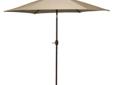 Home Villa Patio Umbrella - Tan 9' Best Deals !
Home Villa Patio Umbrella - Tan 9'
Â Best Deals !
Product Details :
The woven design constructed from cast aluminum ensures ageless style and durability against repeated exposure to the elements, which means