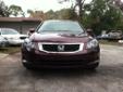 SOLD SOLD SOLD SOLD SOLD SOLD SOLD SOLD SOLD SOLD SOLD SOLD
2009 Honda Accord LX Sedan Burgundy with Tan Cloth Interior
Power Windows and Locks, AM/FM Stereo CD with Steering Wheel Controls, Cruise, Tilt, Climate Control and LOW MILES!!
This Honda is in