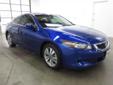 Briggs Buick GMC
2312 Stag Hill Road, Manhattan, Kansas 66502 -- 800-768-6707
2010 Honda Accord EX-L Coupe 2D Pre-Owned
800-768-6707
Price: Call for Price
Description:
Â 
Experience Honda quality and every option in this local Carfax guaranteed EX-L