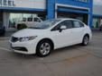 2013 Honda Civic LX $16,995
Tar Heel Chevrolet - Buick - Gmc
1700 Durham Road
Roxboro, NC 27573
(336)599-2101
Retail Price: Call for price
OUR PRICE: $16,995
Stock: 13H9000
VIN: 19XFB2F5XDE009000
Body Style: 4 Dr Sedan
Mileage: 43,541
Engine: 4 Cyl. 1.8L