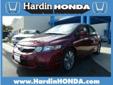 Hardin Honda
2009 Honda Civic Sdn 4dr Auto EX
( Click to see more photos )
Low mileage
Call For Price
Click here for finance approval 
714-533-6200
Â Â  Click here for finance approval Â Â 
Mileage::Â 28812
Transmission::Â 5-Speed A/T
Engine::Â 110L 4 Cyl.