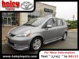 Haley Toyota
Hull Street & Route 288, Â  Midlothian, VA, US -23112Â  -- 888-516-1211
2008 Honda Fit Sport
Haley Toyota Buys Clean Late Model Vehicles
Price: $ 11,402
Haley Toyota has the Vehicle & Financing to meet your needs. Call 888-516-1211.
