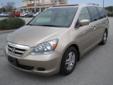 Bruce Cavenaugh's Automart
6321 Market Street, Wilmington, North Carolina 28405 -- 910-399-3480
2006 Honda Odyssey EX-L w/ DVD Pre-Owned
910-399-3480
Price: Call for Price
Free AutoCheck!!!
Click Here to View All Photos (12)
Lowest Prices in Town!!!
