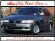 City Used Cars
1805 Capital Blvd., Â  Raleigh, NC, US -27604Â  -- 919-832-5834
2002 Honda Odyssey EX-L w/Leather
Low mileage
Call For Price
WE FINANCE ! 
919-832-5834
About Us:
Â 
For over 30 years City Used Cars has made car buying hassle free by providing
