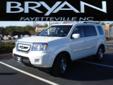 Bryan Honda
4104 Raeford Rd., Fayetteville, North Carolina 28304 -- 888-619-9585
2011 HONDA PILOT 4 DR Pre-Owned
888-619-9585
Price: Call for Price
"Where Smart Car Shoppers buy!"
Click Here to View All Photos (27)
"Where Smart Car Shoppers buy!"