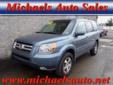 Michaels Auto Sales Inc
Click here to know more 888-366-8815
2007 Honda Pilot EX
Low mileage
Call For Price
Â 
Click here to know more 
888-366-8815 
OR
Contact to get more details
Transmission:
Automatic
Engine:
6 Cyl.
Drivetrain:
AWD
Interior:
Gray
Vin: