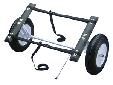 Wheel-a-WeighÂ® Small Boat Dolly (Extra Capacity)Wheel-a-Weigh Small Boat Dolly is adjustable to fit rowing shells, pulling boats and canoes, as well as small sailboats and dinghies.The dolly is constructed of heavy duty anodized aluminum tubing and