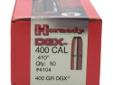 Hornady Bullets- Caliber: 400 Cal (.410")- Grain: 400- Bullet Type: DGX- Per 50
Manufacturer: Hornady
Model: 4104
Condition: New
Price: $39.25
Availability: In Stock
Source: