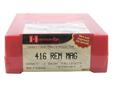 Hornady Custom Grade New Dimension Dies- Caliber: 416 Remington Magnum (.416")- 2 Dies- Full Length- Series IV- Use Shellholder 5
Manufacturer: Hornady
Model: 546426
Condition: New
Availability: In Stock
Source: