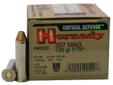 Hornady Critical Defense Handgun Ammunition- Caliber: 357 Magnum - Grain: 125- Bullet: FTX- Muzzle Velocity: 1500- Per 25Specs: Caliber: 357MAGGrain: 125
Manufacturer: Hornady
Model: 90500
Condition: New
Availability: In Stock
Source: