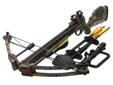 Team Realtree TRT 175 w/ScopeFeatures:- Asymmetric Limbs- Stumper Arms with SIMS Navcom Material- One piece sight bridge with picatinny rail (7/8" Weaver)- Forged aircraft grade 7056-Ts aluminum riser- Forged aluminum foot stirrup- 13.5" length of pull