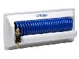 Enclosure - Horizontal MountThe horizontal mount enclosure is constructed of high density and durable ABS with high gloss UV protective coating. Includes a solid blue 25 foot HoseCoil with solid brass fittings.The enclosure is also supplied with a 5 foot
