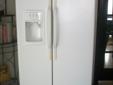 Hot point side by side refrigerator for sale
the dimensions are 35 1/2(w) 69(h) and 30(d) is 25 cuft.
this refrigerator works excellent and is in great shape
has clear shleves and clear glass adjustable crispers!
has ice and water dispenser that do work.