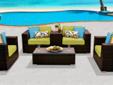 Contact the seller
Deluxe Ocean View Peridot 6 Piece Outdoor Wicker Patio Furniture Set Our line of high quality wicker patio furniture is the perfect addition to any home outdoor or indoor seating area. Available in a plethora of stylish colors, they