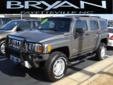 Bryan Honda
"Where Smart Car Shoppers buy!"
2008 HUMMER H3 ( Click here to inquire about this vehicle )
Asking Price Call for price
If you have any questions about this vehicle, please call
David Johnson or James Simpson
888-619-9585
OR
Click here to