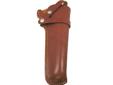 1180 Leather Hip HolsterBelt style with snap-off belt loop. Feature:- Made from premium top grain leather- Vegetable tanned chestnut tan color- Durable nylon stitching- Matches Hunter Buscadero and straight cartridge beltsSpecifications:- Fits: Taurus