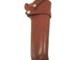 1180 Leather Hip HolsterBelt style with snap-off belt loop. Feature:- Made from premium top grain leather- Vegetable tanned chestnut tan color- Durable nylon stitching- Matches Hunter Buscadero and straight cartridge beltsSpecifications:- Fits: Taurus