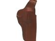 Pro-Hide High Ride Holster with Thumb BreakFeature:- Made from premium leather- Hand boned and burnished- Edge dressed- Molded to fitSpecifications:- Right Hand- Made in the USAFits: Smith and Wesson 629 4" barrelSpecs: Color: Chestnut TanFit: S&W