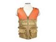 "
NcStar CHV2942TO Hunting Vest/Blaze Orange And Tan
NcStar VISM Hunting Vest - Blaze Orange/Tan Be prepared with the VISM Blaze Orange/Tan Hunting Vest. The construction on this Hunters Vest is designed to be ultra durable and long lasting, thanks to