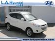 L.A. Hyundai at LAX
Call Primo or Ryan to schedule a Test Drive! 
855-665-4529
2011 Hyundai Tucson FWD 4dr Auto GLS
Call For Price
Â 
Contact Primo or Ryan at: 
855-665-4529 
OR
Click here to inquire about this Beautiful vehicle
Engine:
146L 4 Cyl.