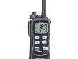 IC - M72 VHF Marine TransceiverThe radio with MORE: Power (6 Watts) Waterproof (IPX8) Form Factor (easy to hold and operate)Compact Body, Great "Form Factor"A compact design, hourglass body-shape and comfortable side grips give the IC-M72 an outstanding
