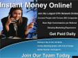 EZ Money! Earn $2000-$3000 / month or more depending upon the hours you work. We train you? No experience required Previous experience with internet and computer is required. Marketing and Lead Generation system provided Join our team today! Go HERE!
â¢
