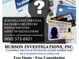 Redding infidelity investigator providing service around the clock anywhere in ShastaÂ 
County and statewide throughout California. Services provided include 24/7 surveillance,
GPS tracking, financial asset searches including bank accounts and brokerage