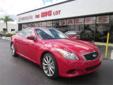 Germain Toyota of Naples
Have a question about this vehicle?
Call Giovanni Blasi or Vernon West on 239-567-9969
Absolutely stunning Vibrant Red Infiniti G37s Sport with the Premium Package!! This Sport-Luxury Coupe comes equipped with a 3.7-liter V6 that