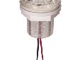 LED Starr Light - Recess Mount Operates 9-16 Volt DC Systems Rated @ 100,000 Hours of Service Life Requires 1.25" Hole Shock and Vibration Proof Cool to the Touch No Corrosion Rated for Underwater Use 3 LEDs Color: Red
Manufacturer: Innovative Lighting