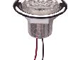 LED Starr Light - Recess Mount Operates 9-16 Volt DC Systems Rated @ 100,000 Hours of Service Life Requires 1.25" Hole Shock and Vibration Proof Cool to the Touch No Corrosion Rated for Underwater Use 3 LEDs 1.82" x 1.85" LED Color: White
Manufacturer: