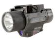 Insight L3 M6X Pistol Tactical Light w/laser LED, 150+ Lumens Green Laser Black - 1913 Rail Mount. The M6X-G Tactical Green Laser Illuminator, designed and built for combat deployment with U.S. Special Operations personnel, now offers a high visibility