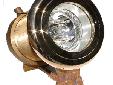 4" Underwater Light with StrobeFeatures:Lumens: 25,000Color: 8,000 KelvinLens: Borosylicate GlassHousing: Naval BronzeVoltage: 120/220 VACStrobe Voltage: 12/24 VDCCurrent: 1.75/0.75 AmpsStrobe Current: 4.0/2.0 AmpsLight Beam: 160 DegreesM.H. Bulb: