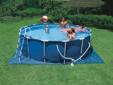 This Intex 16' x 48'' Round Metal Frame Pool is so heavy it will ship in multiple packages. This pool is easy to set up. Layout the pool on level ground. Assemble the frame. Fill the pool with water and Enjoy. The complete pool package includes all of the