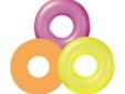 No it is not a giant Lifesaver. It is the 36" Neon Frost Tube in assorted bright neon colors, pink, yellow and green. Made from sturdy 9 gauge vinyl.Features:- Comes in assorted colors, yellow, orange or pink.- 36" diameter with a smooth inner seam-